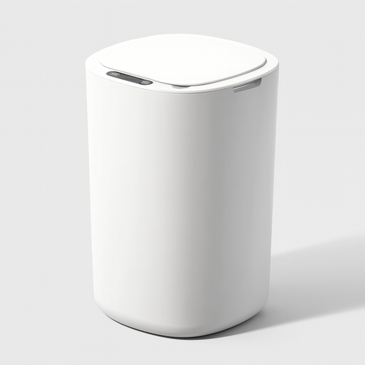 Caixote do Lixo Inteligente 12L Hoomiu com sensor de abertura automática na cor branco
